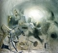 マンドリンの弦を調整するフアン・デ・パレハの肖像 超現実主義者